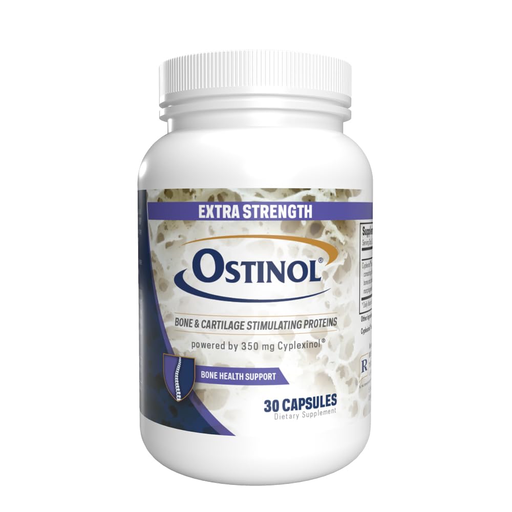 Ostinol 350 Bone & Joint Supplement with 350mg Cyplexinol Bio-Active Protein Complex, 30 Count Capsules