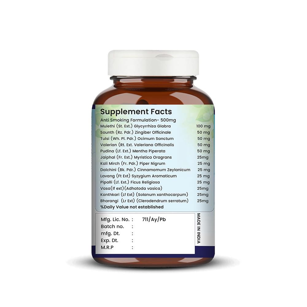 VEDIKROOTS NicoShield 60 Capsules