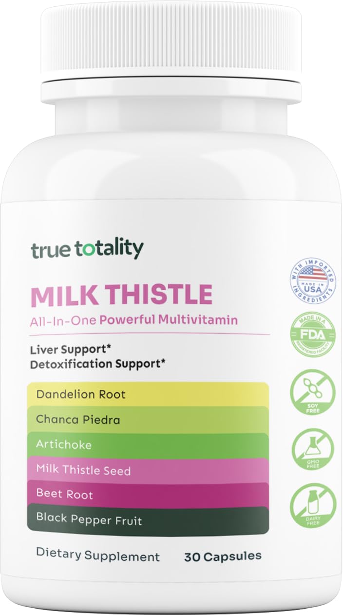 True Totality Milk Thistle Capsules 60 Capsules