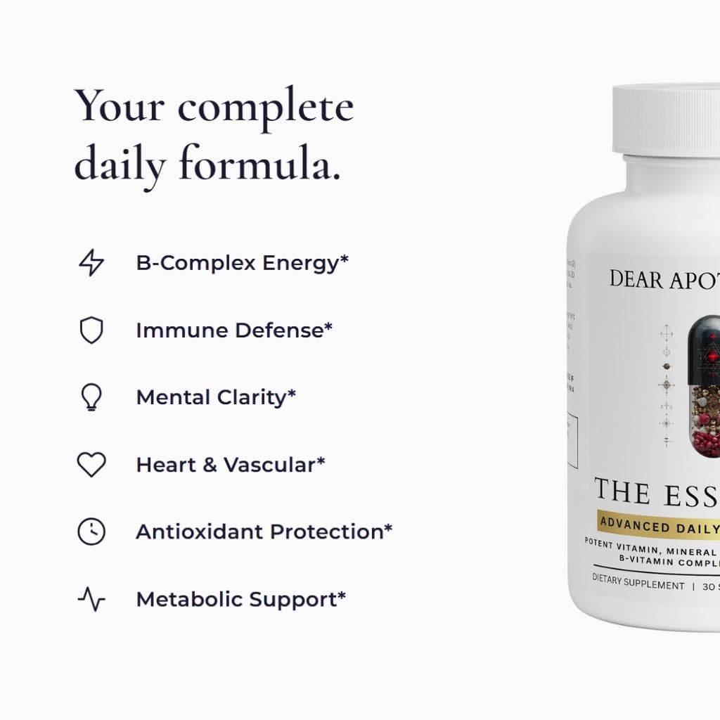 Dear Apothecary The Essential Daily Multivitamin for Men & Women 60 Capsules