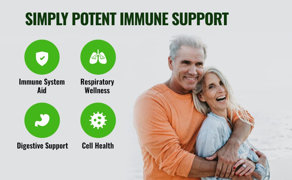 Simply Potent Immune Support Supplement Capsule, 60 Capsules