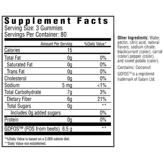 Generic Fiber Care Gummies 240 Count