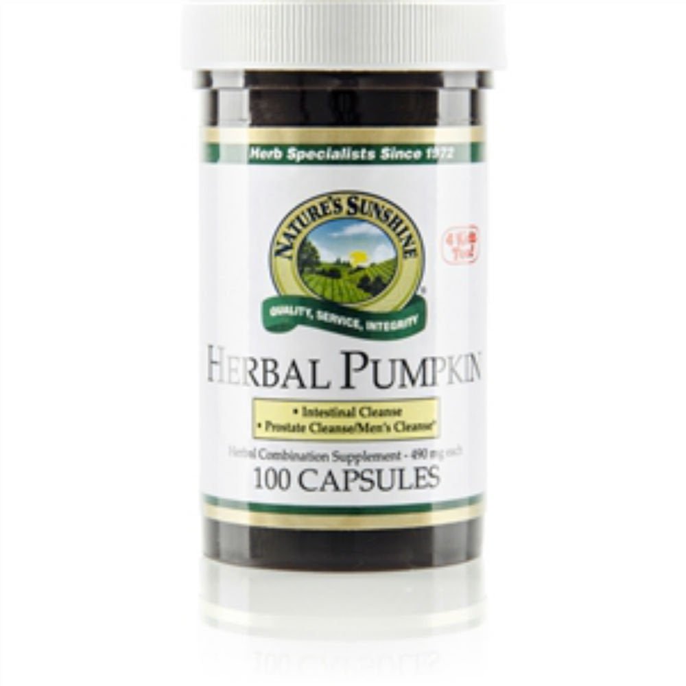 Nature's Sunshine Herbal Pumpkin Capsules 100 Count
