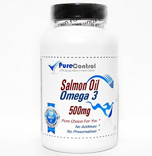 PureControl Supplements Salmon Oil Omega-3 500mg, 200 Capsules