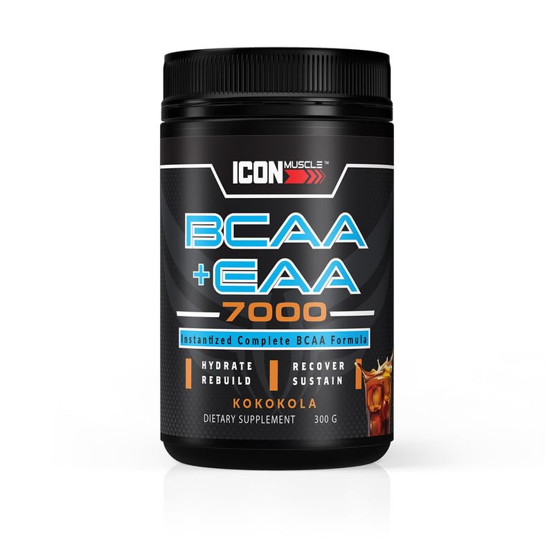 Icon Muscle BCAA + EAA Essential Amino Acids Powder, 30 Servings