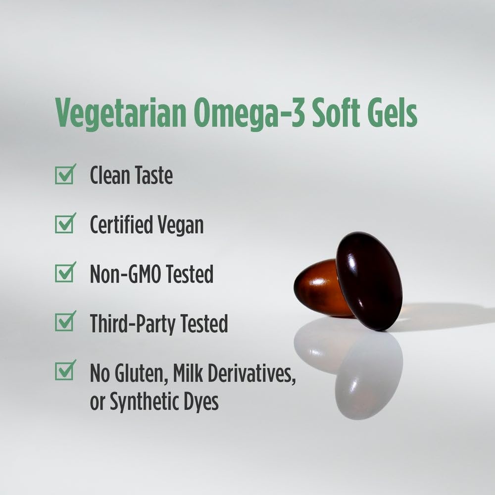 Nordic Naturals Algae Omega Soft Gels 60 Count
