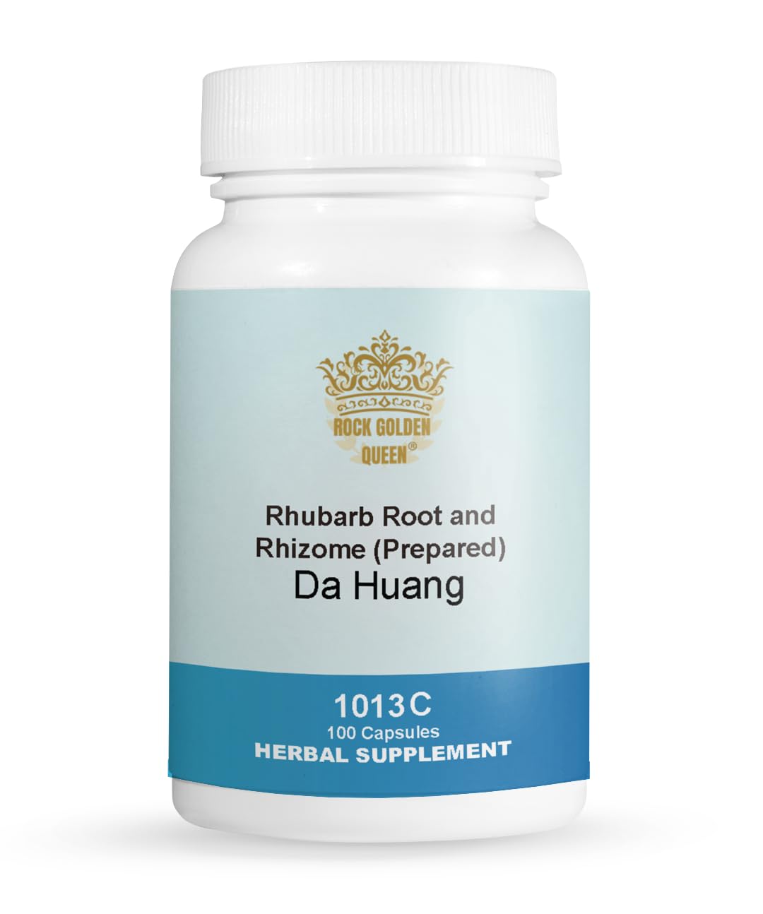 Rock Golden Queen Da Huang (Prepared), Chinese Rhubard (Prepared) 100 Capsules