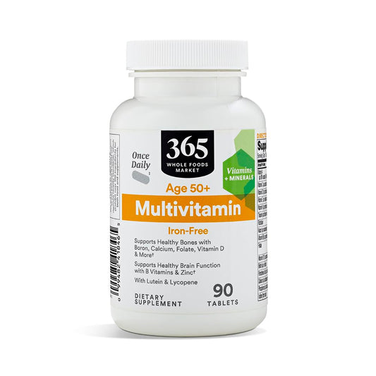 365 by Whole Foods Market Age 50+ Multi Once Daily 90 Tablets