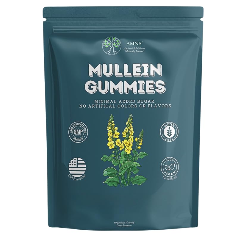 AMNS Mullein Gummies for Lungs 30 Count