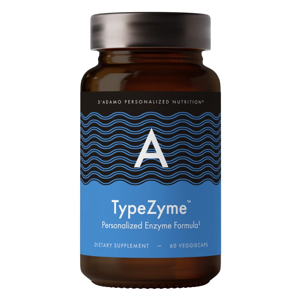 D'Adamo Personalized Nutrition TypeZyme Digestive Enzyme Blood Type A 60 Capsules