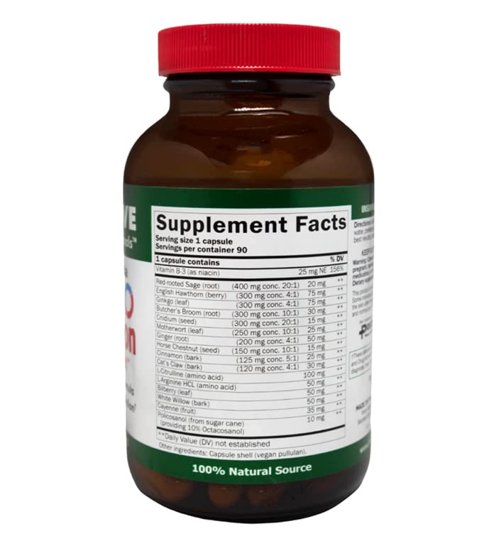 Positive Power Nutritionals Super Circulation 90 Capsules