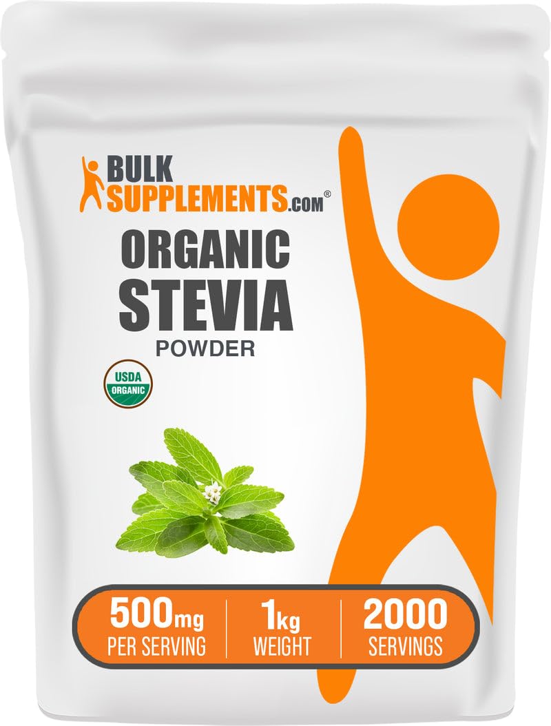 BulkSupplements Organic Stevia Powder, 35.2 oz