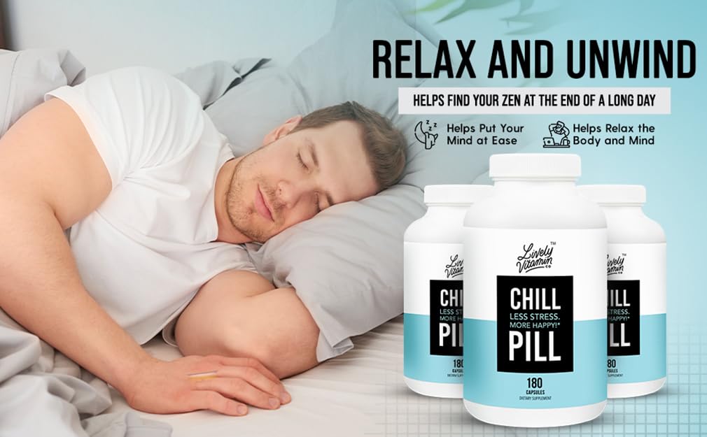 LIVELY VITAMIN CO Chill Pill Capsule 90 Count