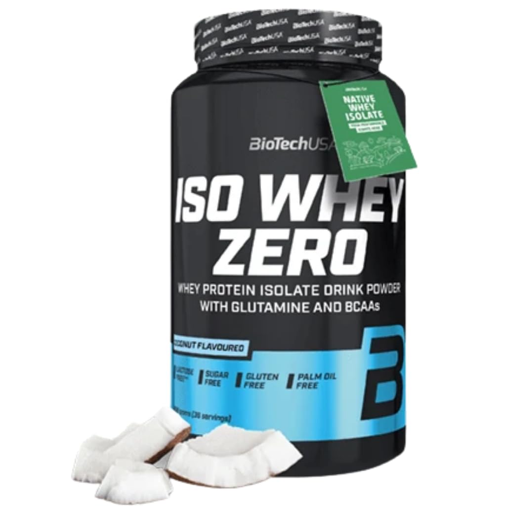 BioTechUSA Iso Whey Zero Protein Powder Vanilla 2.0 lbs