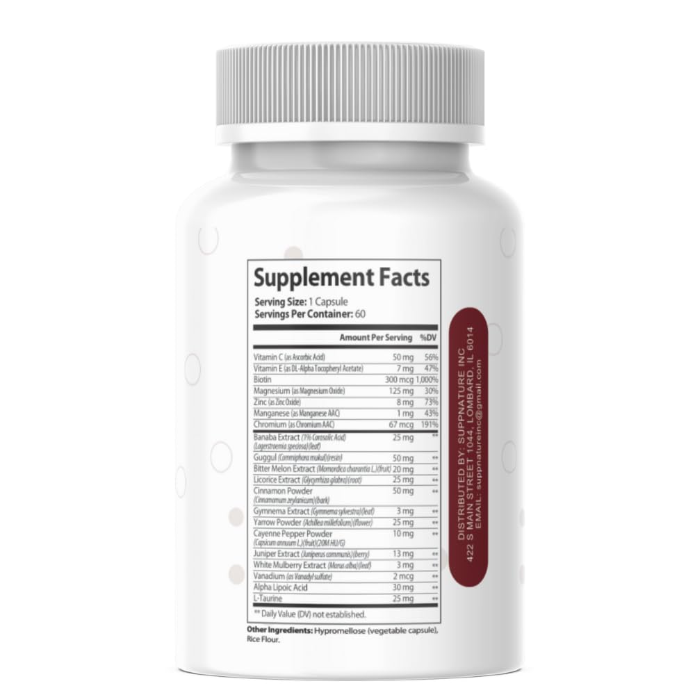 SuppNature GlycoQ 60 Capsules
