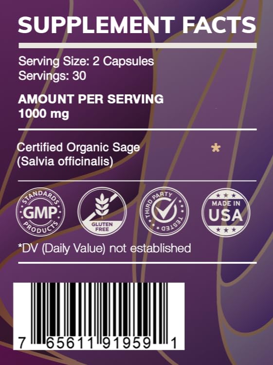 HerbEra Earth's Love Sage Capsules 60
