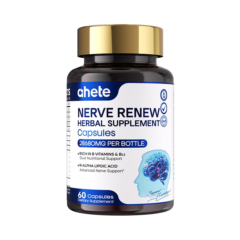 Ahete NeuroRevive Nerve Support Capsules, 60 Count