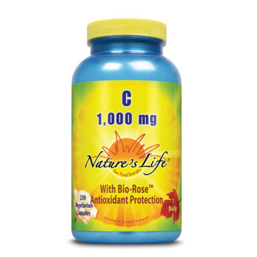 Nature's Life Vitamin C 1,000 mg Capsules, 250 Count