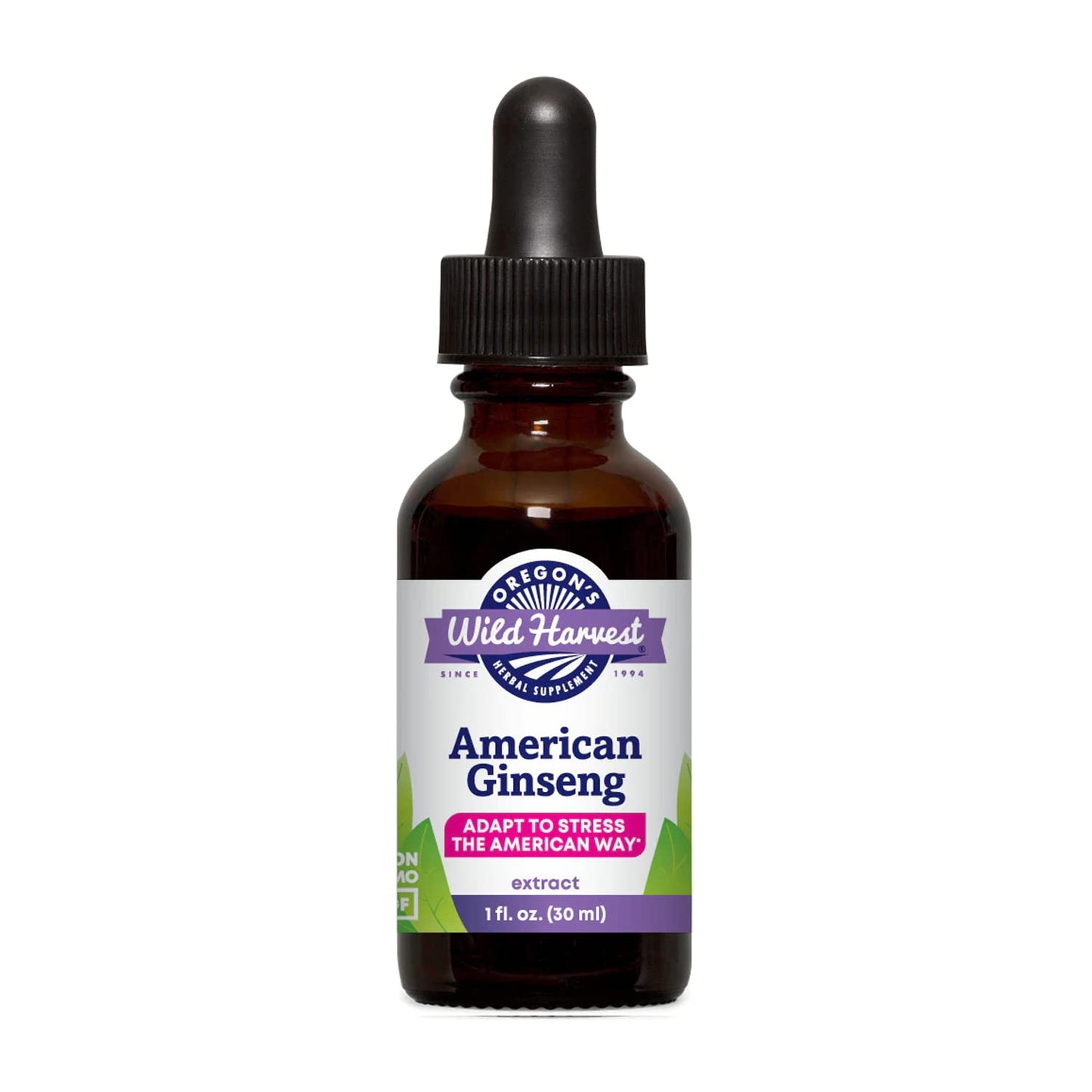 Oregon's Wild Harvest American Ginseng 1:1 Organic Herbal Supplement Capsule 1