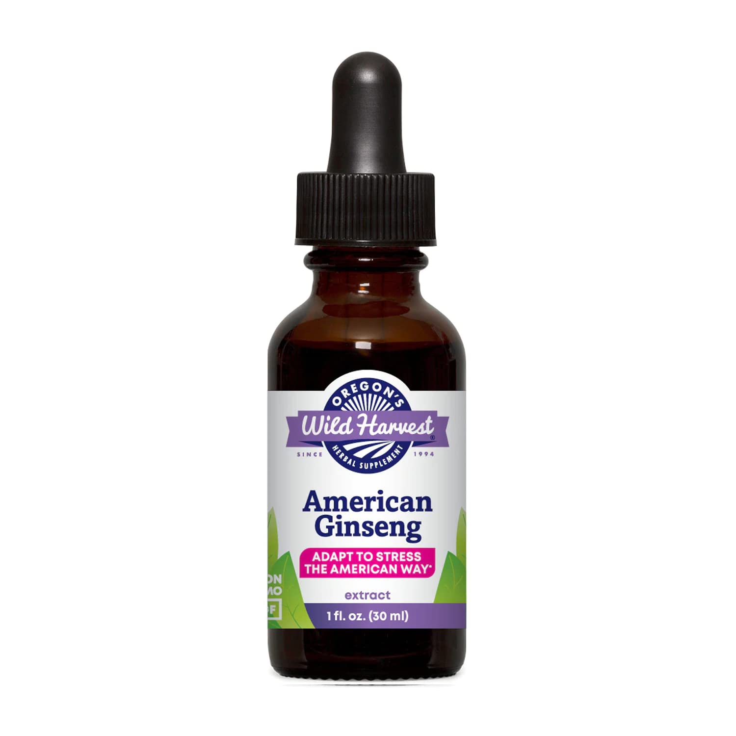 Oregon's Wild Harvest American Ginseng 1:1 Organic Herbal Supplement Capsule 1