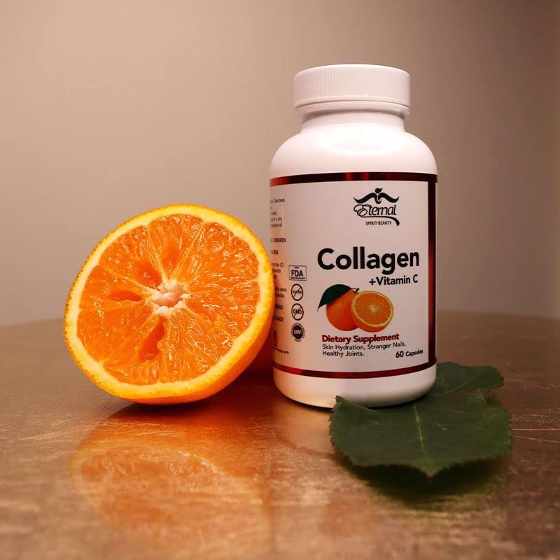 Eternal Spirit Beauty Colageno Hidrolizado Con Vitamina C - Colageno Natural para La Cara Y Piel Capsule 60