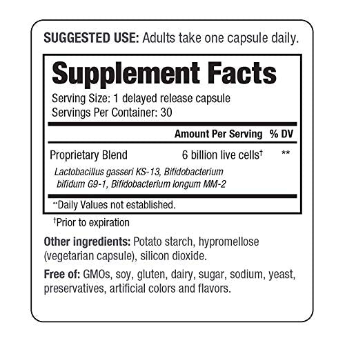 Kyo-Dophilus Fifty+ Probiotic Capsule, 30 Count