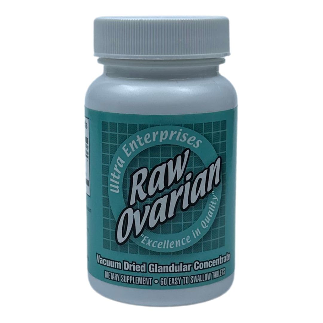 ULTRA ENTERPRISES ULTRA UE THE GLANDULAR PEOPLE Ultra Glandulars Ultra Raw Ovarian 200 mg 60 Tablets