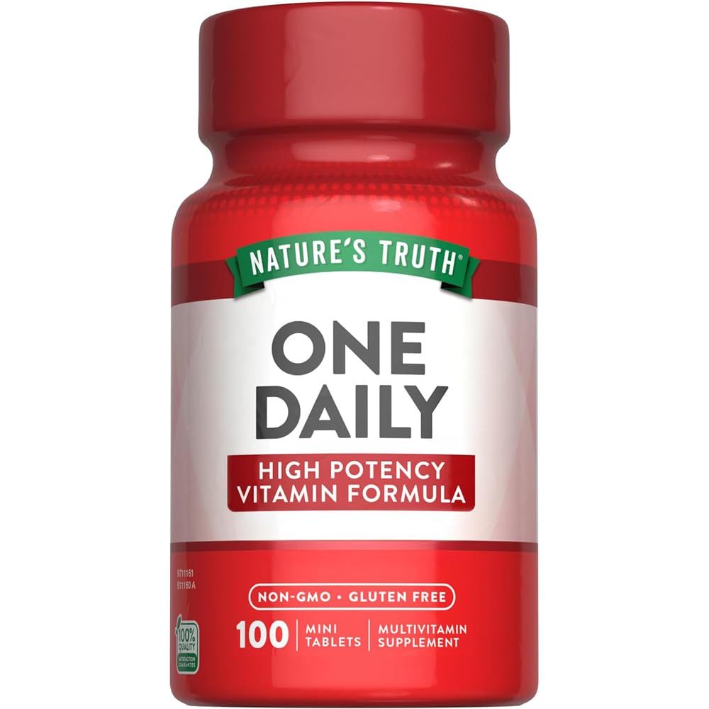 Nature's Truth One Daily Women's and Men's Essential Multivitamin Tablet 100 Count