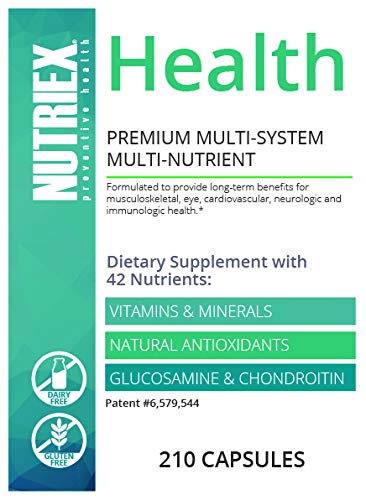 Nutriex Health Comprehensive Multivitamin Supplement Capsules 210 Count