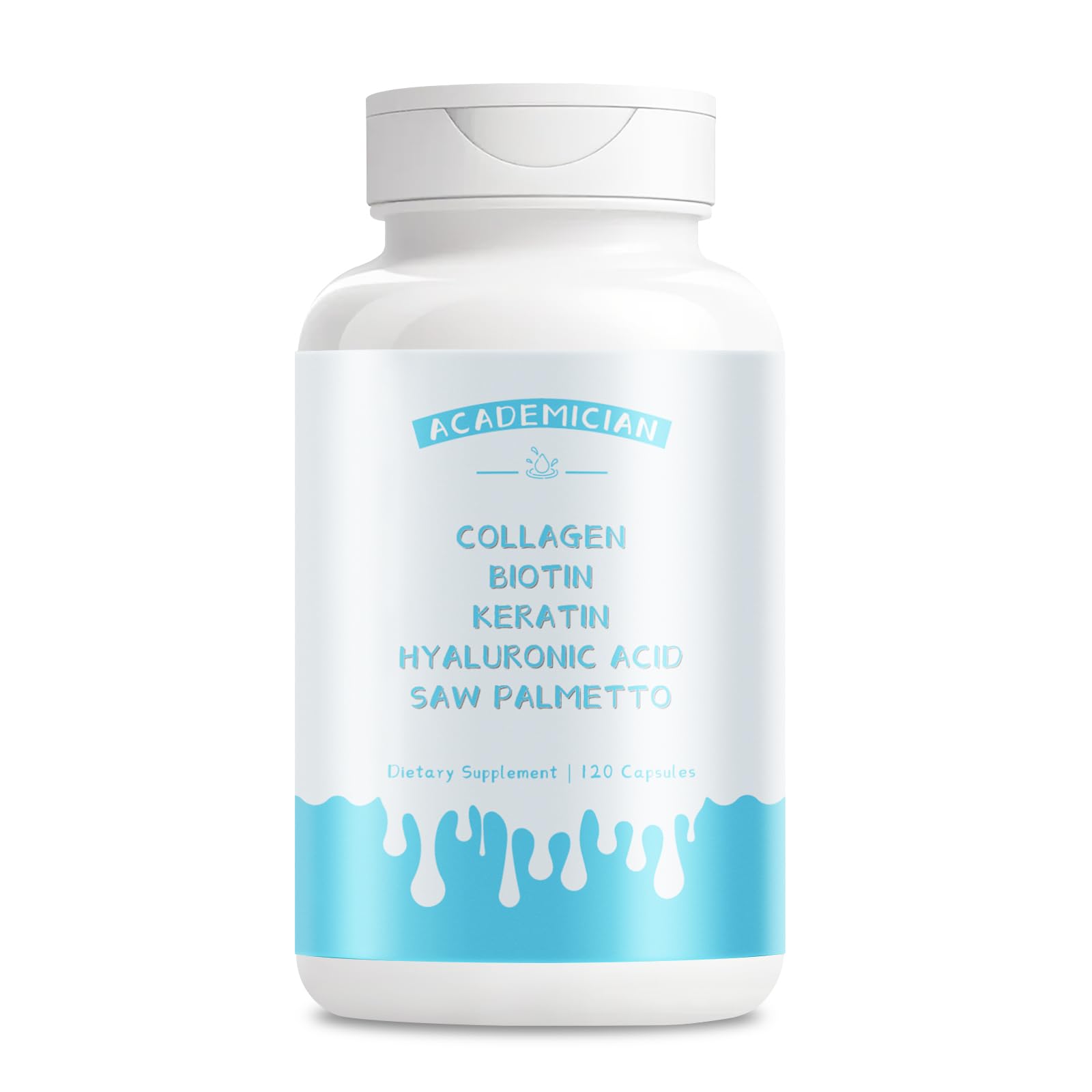 ACADEMICIAN Hydrolyzed Multi Collagen Peptides Capsules 120 Count