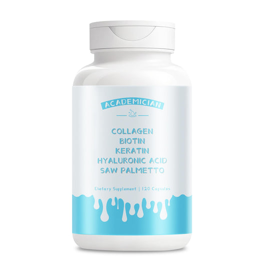 ACADEMICIAN Hydrolyzed Multi Collagen Peptides Capsules 120 Count