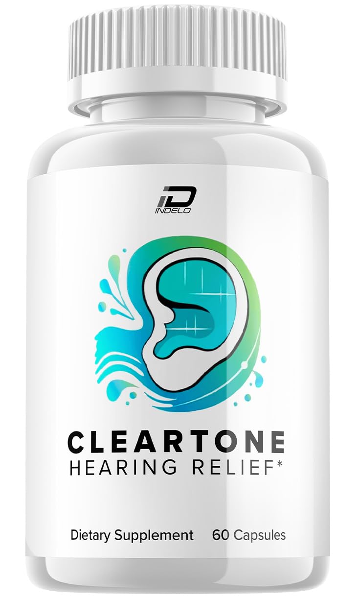 Indelo ClearTone Healthy Ear Support Supplement Capsules 60 Count