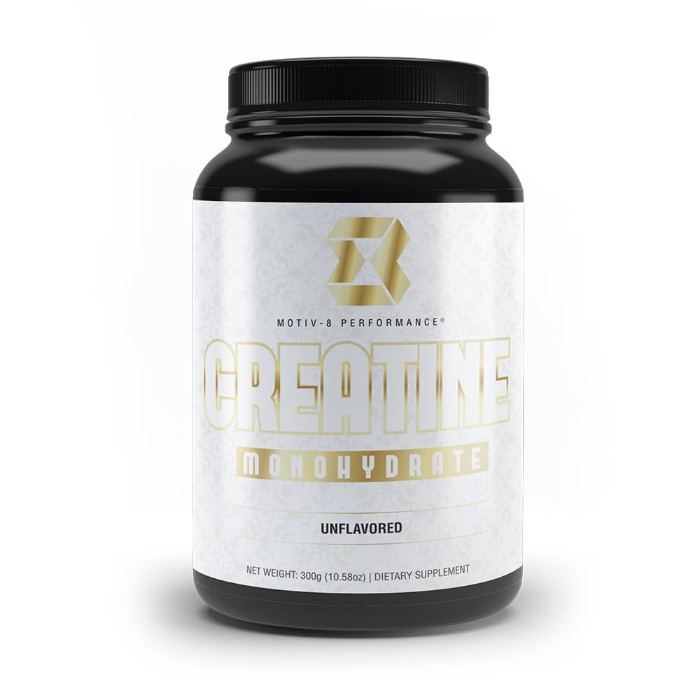 Motiv-8 Creatine Monohydrate Powder, 10.58 Ounce