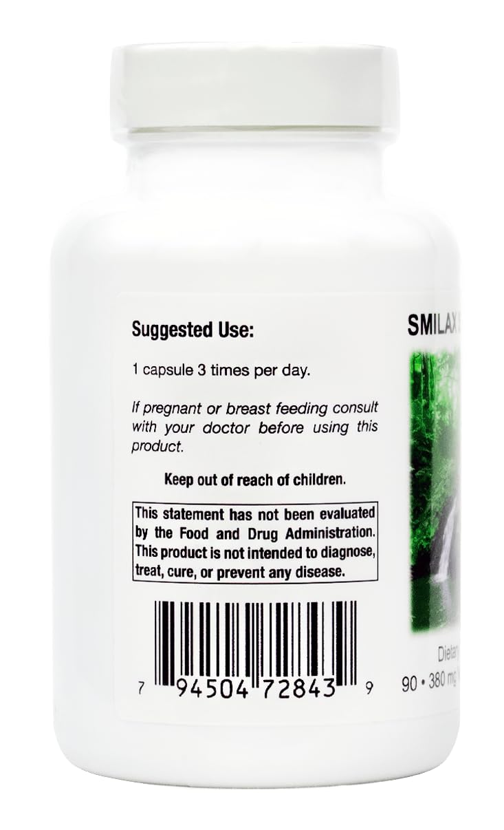 Supreme Nutrition Products Smilax Supreme Sarsaparilla Capsules, 90 Count