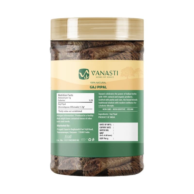 VANASTI Gaj Pipal Powder 3.52 Ounce