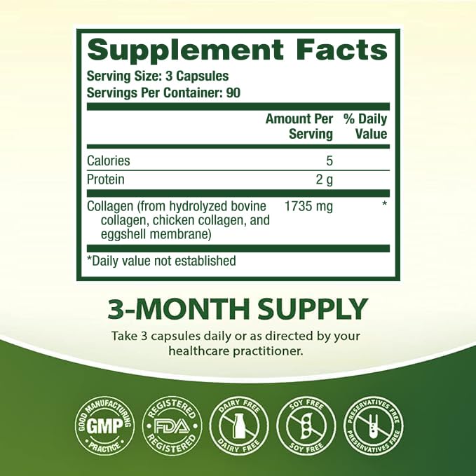 HealthA2Z Multi Collagen Capsules 270 Count