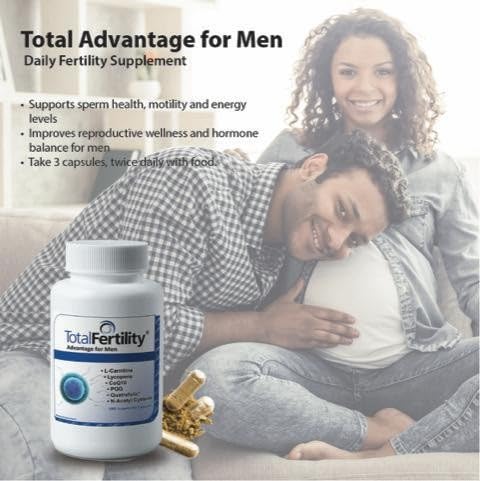 Total Fertility Advantage for Men by Trusted Science 180 Capsules