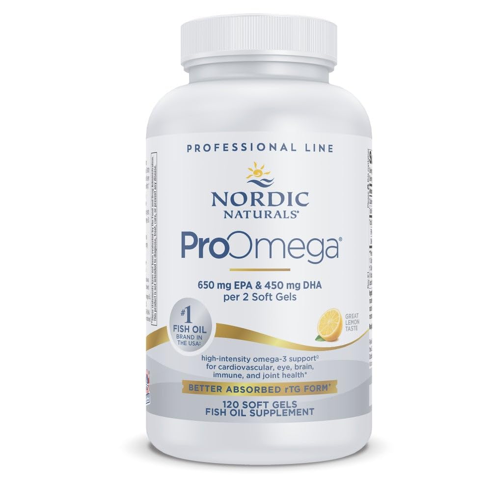 Nordic Naturals ProOmega Soft Gels 120 Count