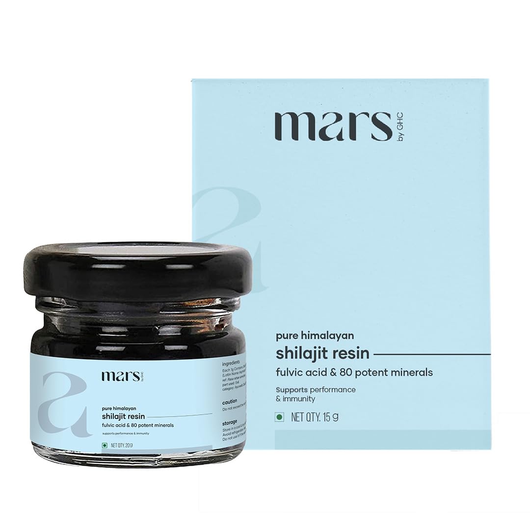 Mars by GHC Himalayan Organic Shilajit Resin Softgel 1 Count