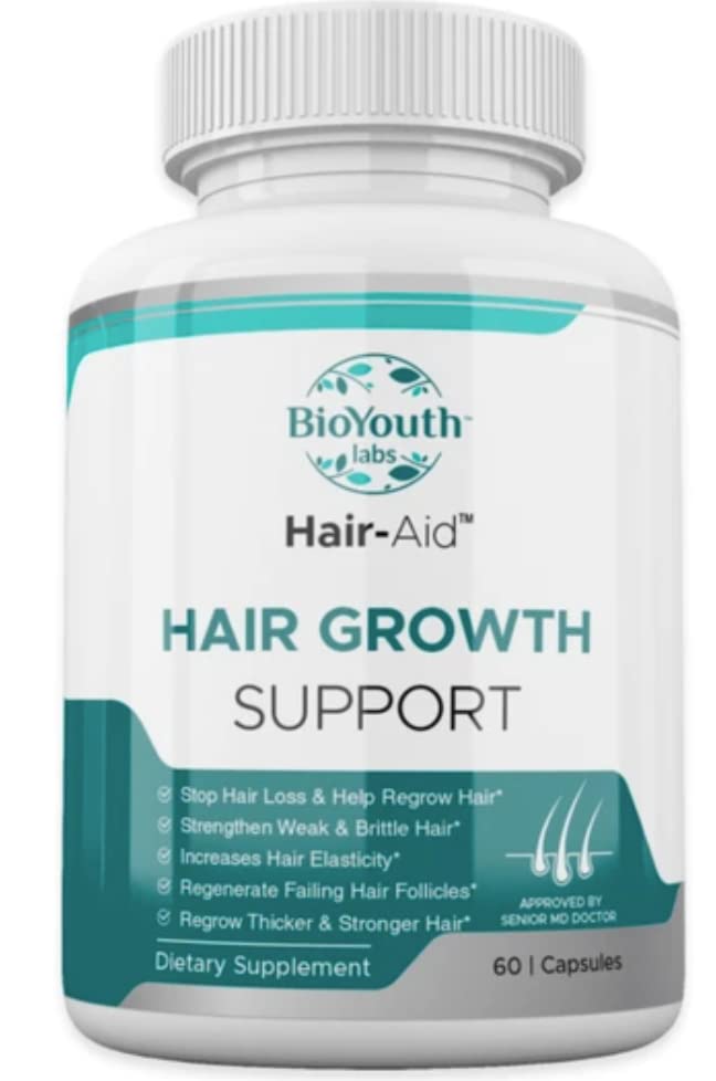 BioYouth Hair Growth Vitamins Capsule, 60 Count