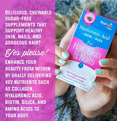 Hyalogic Hyaluronic Acid Chewable Lozenges 30 Count