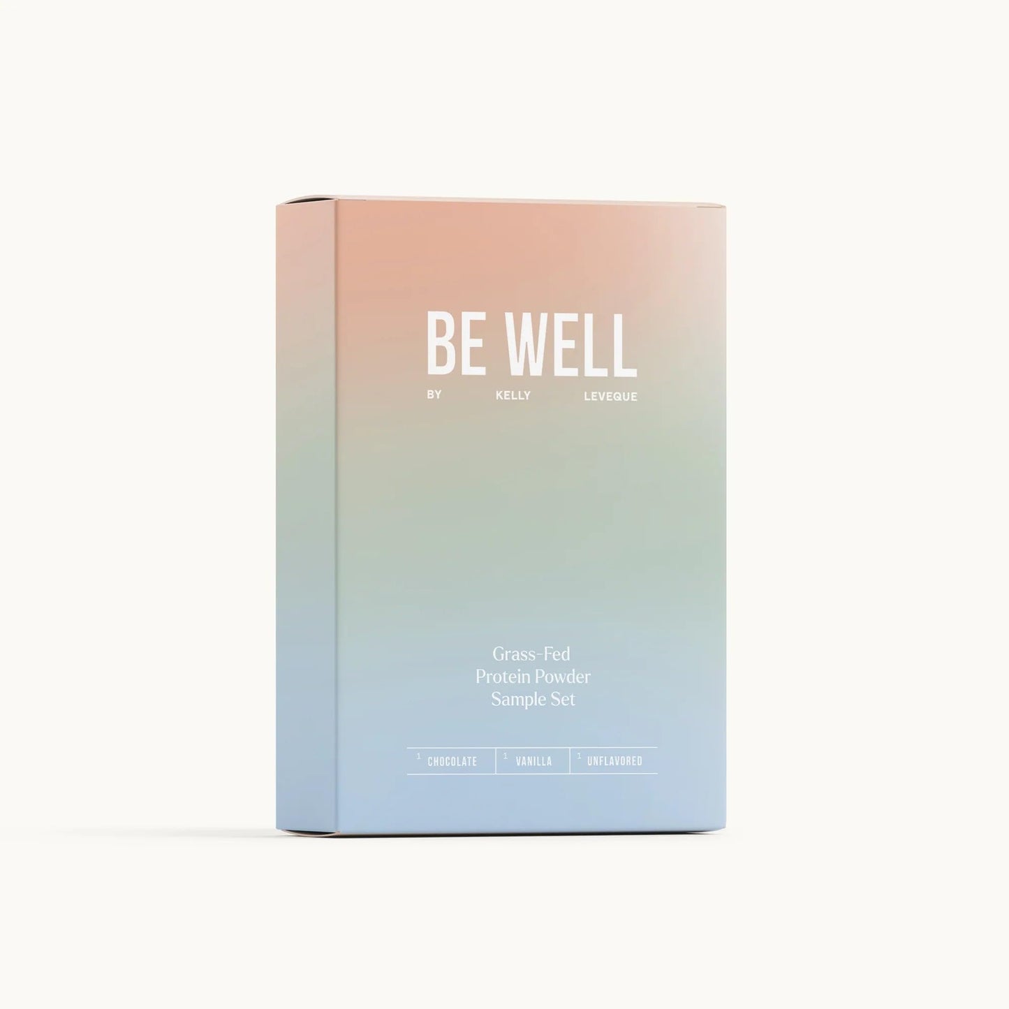Be Well by Kelly LeVeque Grass Fed Beef Protein Powder Sample Pack, 3 Servings