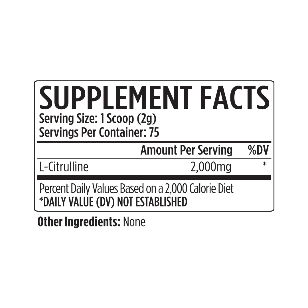 VMI Sports Citrulline Unflavored Powder 75 Servings