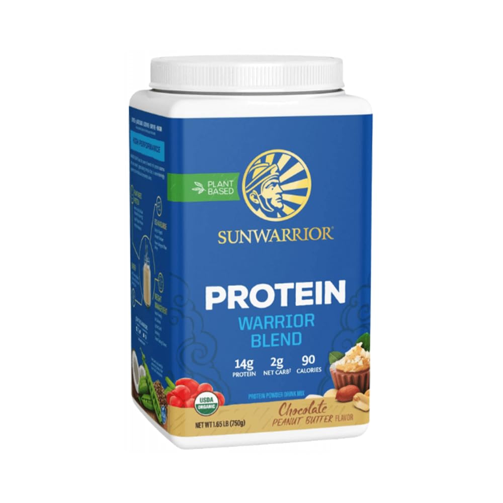 Sunwarrior Organic Plant Based Protein Powder 30 Servings