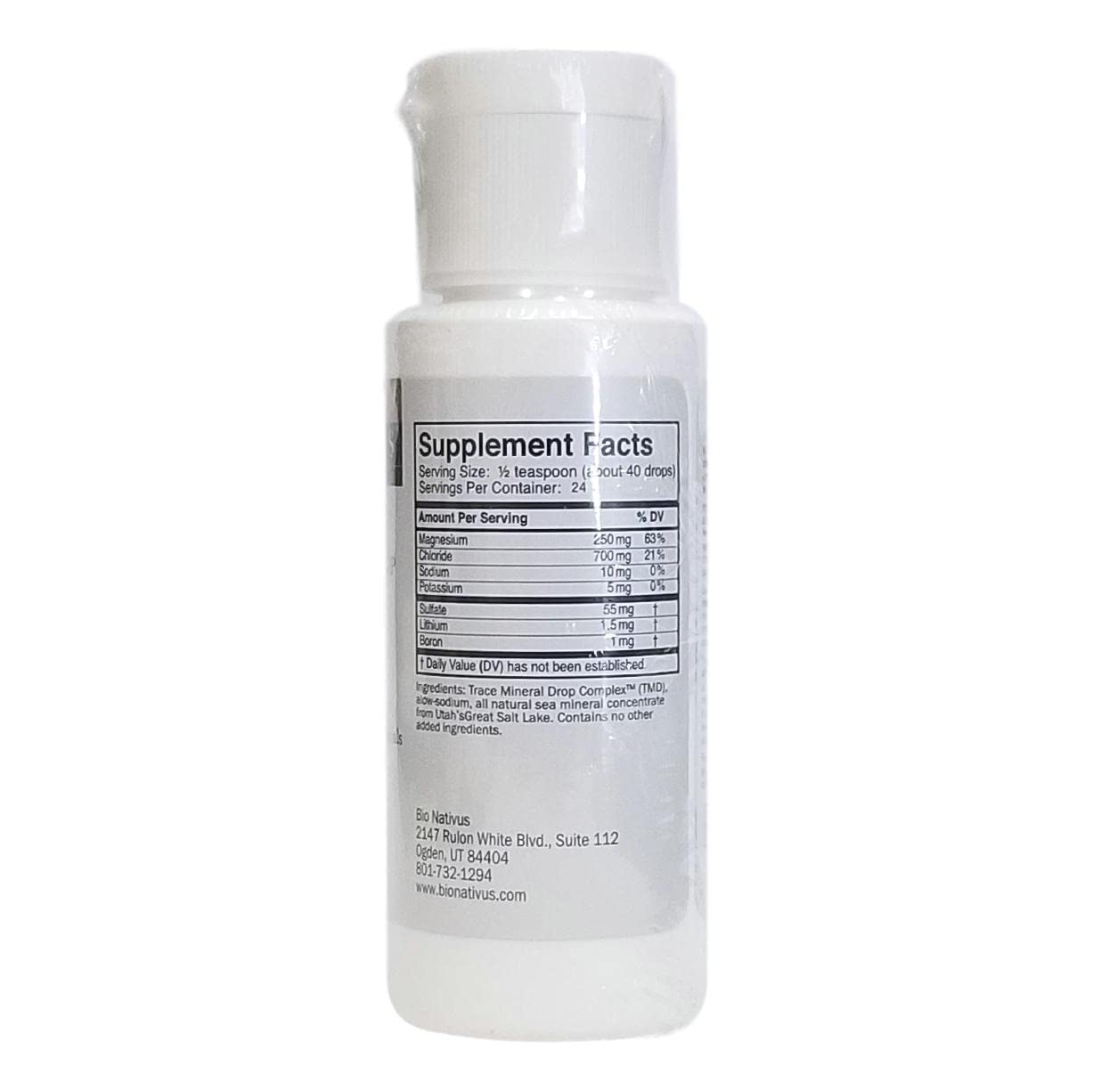 Holistic Health International, LLC BIO-NATIVUS Concentrated Trace Mineral Drop Complex, 2 Fl Oz