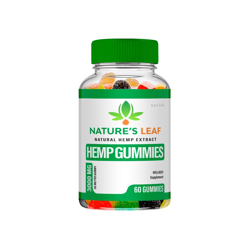Xevich Nature’s Leaf Hemp Gummies Capsule, 60 Count