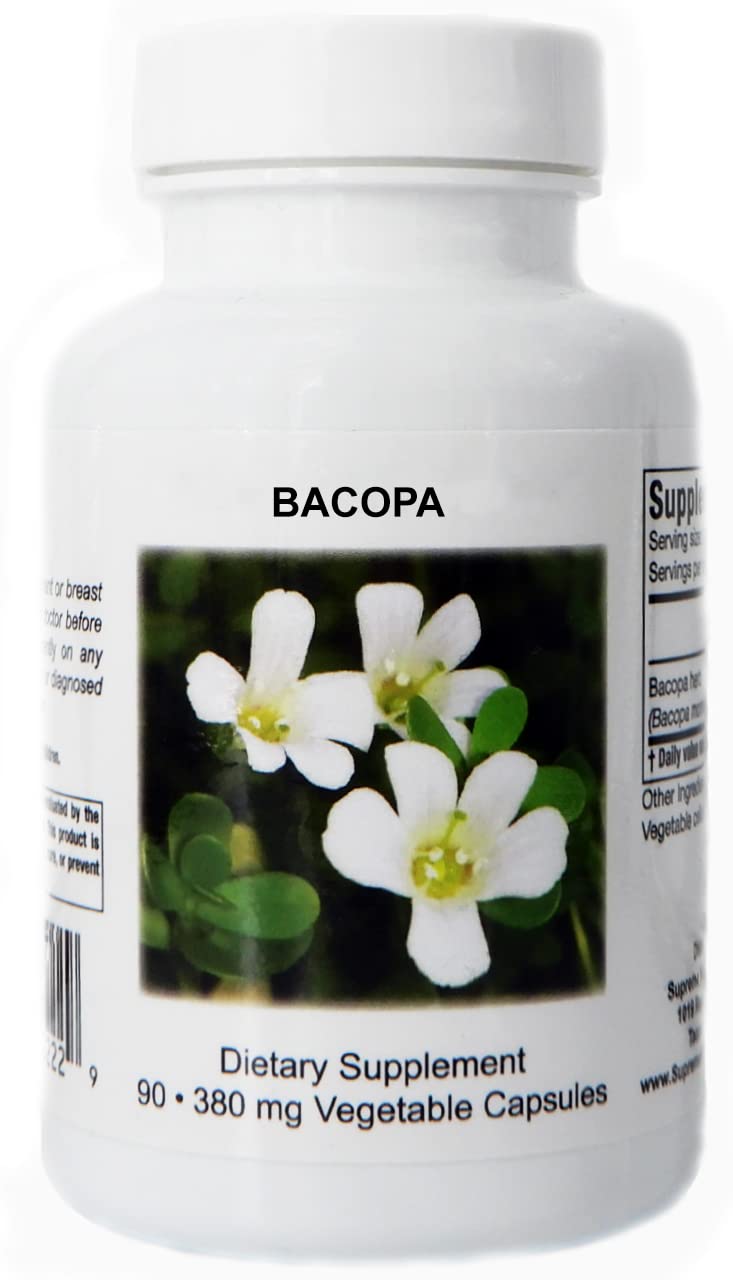 Supreme Nutrition Products Bacopa Capsules, 90 Count
