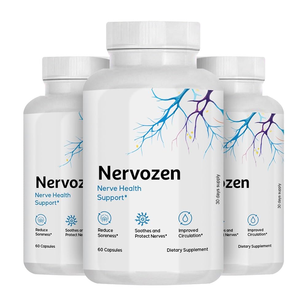 Nutradash Nervozen Nerve Health Support Capsule 180 Count