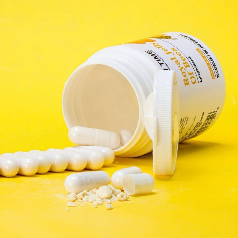 New Time Organic Beekeeping Products Organic Royal Jelly Capsules Capsule 30 Count
