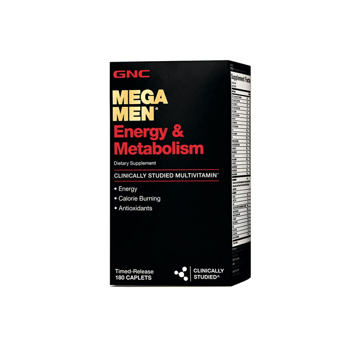 GNC Mega Men Energy & Metabolism Multivitamin Capsule 180 Capsules